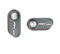 Couvercle De Protection du Capteur pour AK550 AK 550 2017-2023 Protection De Capteur ABS De Roue Avant Et Arrière De Moto(Grey,2 Piece)