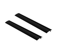 Couvercle de Protection en Silicone Cuisine 21 Pouces Noir, Lot de 2 | Flexible et Résistant à Chaleur, Design sans Joint, Adapté aux Zones D’évier et Lave-vaisselle