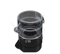 Couvercle de protection for bouton d'arrêt d'urgence, 1 pièce, auto-adhésif, non amovible, transparent, bouton de commutation d'urgence, couvercle rond à rabat(Transparent 55x42,30MM)