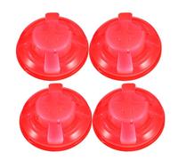 Couvercle de Protection Moderne en Plastique 4 Pièces Rouge | Protection , Cuisine et Maison, Aide à Limiter Fausses Alertes, Prolonge la Durée