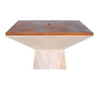 Couvercle de protection pour brasero Acier Corten G1 Basic - Artiss