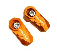 Couvercle de protection pour capteur ABS Pour F900XR Protection De Capteur ABS Roue Avant Pour Moto - Extension Béquille Latérale(2 piece Orange)