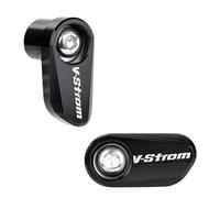 Couvercle de protection pour capteur ABS Pour V-Strom650, DL650, 650/XT Et V-Strom 1000/XT Protection De Capteur ABS Pour Roue Avant Arrière Moto(Front Rear-Black)