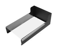 Couvercle de Protection pour Sonnette Extérieure Murale Noir | Installation Facile, Protection Météo Complète, Métal Acrylique, pour Systèmes de Contrôle D’accès et Interphones Vidéo