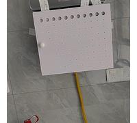 Couvercle de protection pour tuyau de valve de chaudière - Couvercle décoratif mural pour chauffe-eau à gaz, facile à installer, butée de porte magnétique, design encliquetable