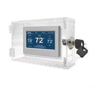 Couvercle de protection robuste pour thermostat avec 2 clés pour le contrôle de la température