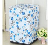 Couvercle de protection solaire PEVA imprimé bleu Crème solaire étanche pour Machine à laver,boîtiers de protection à fermeture éclair anti-poussière plus épais,Durable et - Type 55x58x85cm top