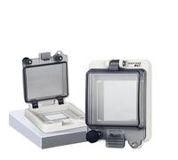 Couvercle de protection transparent for interrupteur IP67, boîtier distribution, capot fenêtre, disjoncteur, étanche(PJ-08A)