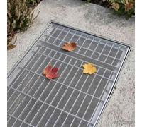 Couvercle de puits de lumière avec clips Rouleau maille sous-sol Grille vidaXL v