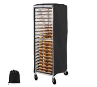Couvercle de rack en tôle panique - Couvercle de poêle à petits pains | 2 fermetures éclair | 23,2 x 28,3 x 64,1 pouces 420D imperméable à l'eau | Oxford - Protection des canaux en tissu pour