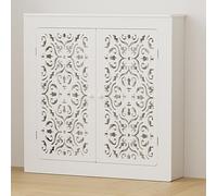 Couvercle de radiateur, étagère d’Armoire chauffante, Couvercle de radiateur Moderne, couvercles de radiateur pour la Maison, Organisateur Armoire de Sol de Salle de Bain, Installation sans