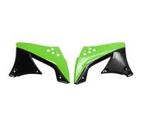 Couvercle de radiateur UFO PLAST en 2 parties vert/noir