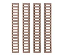 Couvercle De Rail En Caoutchouc Pour éChelle Keymod Picatinny, Protecteur De Main (Couleur Sable), 4 PièCes/Ensemble