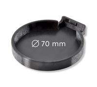 Couvercle de rechange compatible avec les chevilles de sol Leifheit - 70 mm - Douille de sol pour séchoir à linge rotatif - Housse de rechange