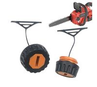 Couvercle de rechange du réservoir d'huile de tronçonneuse - bouchon de précision -fit pour réservoir d'huile, facile à tisser | Partie d'entretien compatible pour l'utilisation du magasin, lo