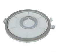 Couvercle de rechange pour aspirateur compatible avec Max D205 D206 - Plastique transparent avec joint sécurisé pour éviter les fuites de poussière et maintenir l'aspiration (A, blanc)