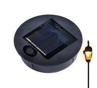 Couvercle de rechange pour lampe solaire | Boîte ronde de rechange avec lumières LED | Panneau solaire à DEL étanche pour lanterne suspendue, décoration de terrasse - 7/10 cm
