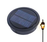 Couvercle de rechange pour lampe solaire | Boîte ronde de rechange avec lumières LED | Panneau solaire à DEL étanche pour lanterne suspendue, décoration de terrasse - 7/10 cm
