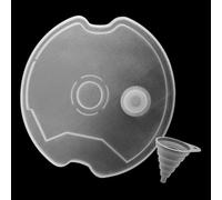 Couvercle de rechange, pour lave-vaisselle Miele Powerdisk, avec bouchon en silicone et entonnoir