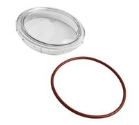 Couvercle de rechange pour piscine creusée Superflo en PVC transparent compatible avec pièce 350090 350091 15 cm de diamètre (couverture)