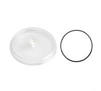 Couvercle de rechange pour pompe à sable avec joint d'étanchéité pour piège à feuilles de piscine SF15110, plastique transparent, convient pour les systèmes de filtration de piscine extérieure