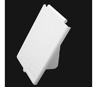 Couvercle de rechange pour prise extérieure CEE encastrée pour caravane, camping-car, roulotte - Blanc - Rectangulaire