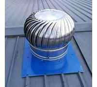 Couvercle de rechange pour ventilateurs de grenier montés sur le toit, non motorisés, turbine rotative pour maison/poulailler/entrepôt/garage, sortie d'air en acier inoxydable (diamètre 600 mm)