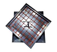 Couvercle de regard Aluminium 600mm x 600mm Trappe de sol Trappe d’accès Panneau d'accès Trappe de visite