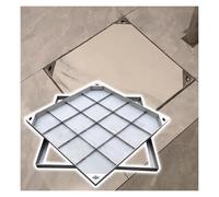 Couvercle de Regard carré Invisible et Robuste, Couvercle de Fosse septique en Acier Inoxydable pour 600 x 600 mm, Remplacement personnalisé, Durable, Conception encastrée à l'extérieur