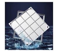 Couvercle de Regard de vidange encastré en Acier Inoxydable Robuste (5 cm, 80 x 80 cm) - & Couvercle de Regard élégant