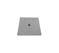 couvercle de regard eau pluvial léger 30 x 30 cm gris polypropylène. - jardiboutique