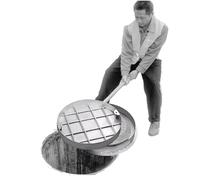 Couvercle de Regard en Acier renforcé pour puits en béton, Conception encastrée Durable pour trottoirs et quais urbains