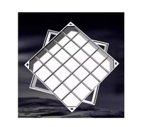 Couvercle de Regard encastré de Conception Invisible, Couvercle de Bassin d'égout Portable for autoroutes, Forte capacité de Charge, supportant 2,6 tonnes(5cm,50 * 50cm/19.7 * 19.7in)