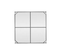 Couvercle de regard encastré en carrelage,couvercle et cadre de regard invisibles en acier inoxydable,matériau en acier inoxydable,adapté aux cours et trottoirs(15.7x1.9in,304)