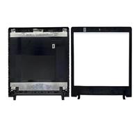 Couvercle de remplacement for écran LCD, coque arrière/lunette avant/repose-paume/boîtier inférieur/charnières, boîtier supérieur, Compatible avec Ideapad,110-15 110-15ISK 110-15IKB(AB Cover)