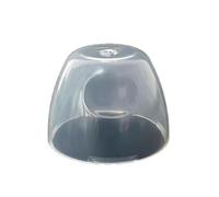 Couvercle de remplacement pour biberons marron, plastique résistant à la pour un usage quotidien à la maison ou en voyage, couvercle de bouteille en plastique transparent