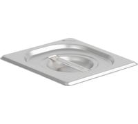 Couvercle de repas pour bacs GN 1/6, Couvercle de bac en acier inoxydable, Convient pour bacs gastro 1/6