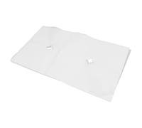 Couvercle de Repos à Visage Jetable Respirant - Couvre-tête de Massage 100 Pcs avec Conception Trou | Tissu Doux et Non tissé adapté à la Peau pour les Salons beauté et les Spas (WHITE)