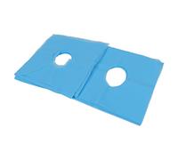Couvercle de Repos Jetable avec Conception de Trou Respirant, Tissu Non tissé Absorbant l'eau pour Lits Massage, Spas et Salons beauté - 100 Pcs, Blanc (BLUE)