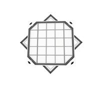 Couvercle de réservoir carré galvanisé 600 x 600 x 80 mm en acier inoxydable pour traitement des égouts et des eaux usées Couvercle d'accès robuste