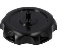 Couvercle de Réservoir CNC avec Évent, 'Optique Racing', Noir - pour Simson S50, S51, SR50, SR80, KR51 Schwalbe, SR4 Série Vogel