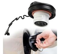 Couvercle de réservoir de carburant QOXEZY pour Volvo S40 C30 V50 C70 2004+, accessoires automobiles en plastique noir pour voiture