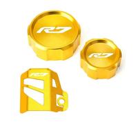 Couvercle De Réservoir De Liquide De Frein Avant Et Arrière, Protecteur Et Bouchon De Remplissage D'huile Pour YZFR7 YZF R7 YZF-R7 2021-2024 2023(Design H)