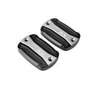 Couvercle De Réservoir De Liquide De Frein Et De Carburant pour Moto Compatible avec TMAX 530 SX DX 2014-2019 Moto Couvercle Maitre Cylindre Frein(Silver s)