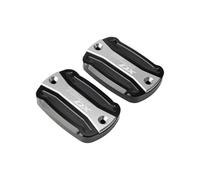 Couvercle De Réservoir De Liquide De Frein Et De Carburant pour Moto Compatible avec TMAX 530 SX DX 2014-2019 Moto Couvercle Maitre Cylindre Frein(Silver d)