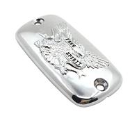 Couvercle de réservoir de maître-cylindre de frein de moto chromé, ornement de tête d'aigle Free Spirit pour Honda Shadow 400 700 Magna 250 750 Steed 400 600 Valkyrie Goldwing