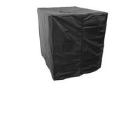 Couvercle de réservoir d'eau 300 l 600 l IBC noir - Nylon 210D résistant aux UV avec fermeture éclair pour porte d'accès pliable et peu encombrant - Eau de pluie (300 L, 81 x 61 x 100 cm)