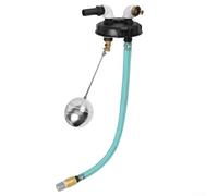 Couvercle de réservoir d'eau de pluie DN 150 avec trop-plein pour protection et interface de pompe pour systèmes d'eau à base de conteneurs IBC