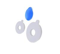 Couvercle de réservoir ergonomique en caoutchouc résistant aux fuites pour accessoires d'aérographe S130/KP45/PS289