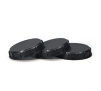 Couvercle de réservoir IBC noir de 163 mm avec joint fileté pour bouteille d'eau de 1000 L, housse de pluie résistante aux fuites, bouchon de stockage d'eau d'extérieur (3)